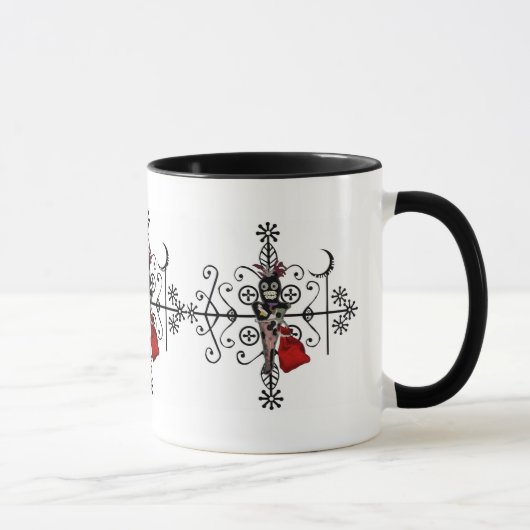 Papa Legba Voodoo-Puppe Veve Kaffee-Tasse Tasse (Rechts)
