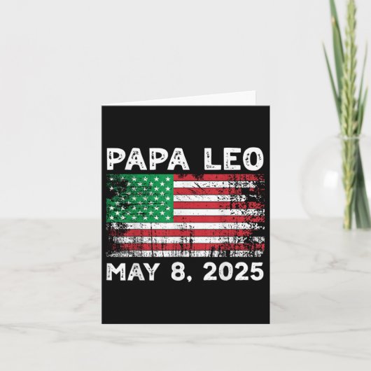Papa Leo Karte (Vorderseite)