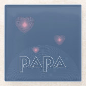 Papa, Leuchtpult Glasuntersetzer (Vorderseite)