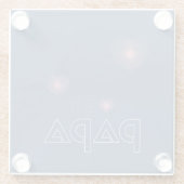 Papa, Leuchtpult Glasuntersetzer (Rückseite)