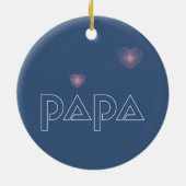 Papa, Leuchtpult Keramik Ornament (Hinten)