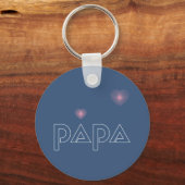 Papa, Leuchtpult Schlüsselanhänger (Rückseite)