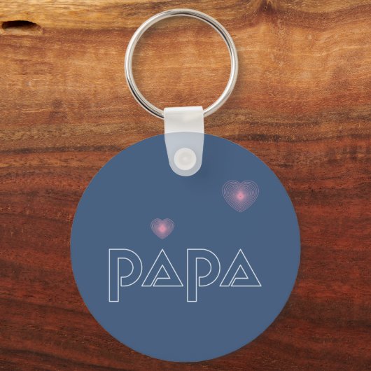 Papa, Leuchtpult Schlüsselanhänger (Vorderseite)