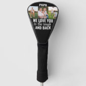 Papa-Liebe | 3 FOTO Golf Headcover (Vorderseite)