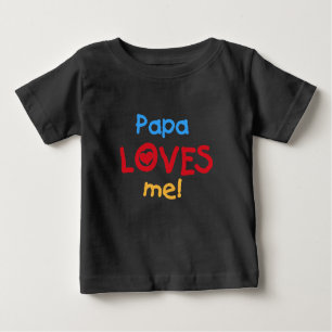 Papa Lieben ich Baby T-shirt