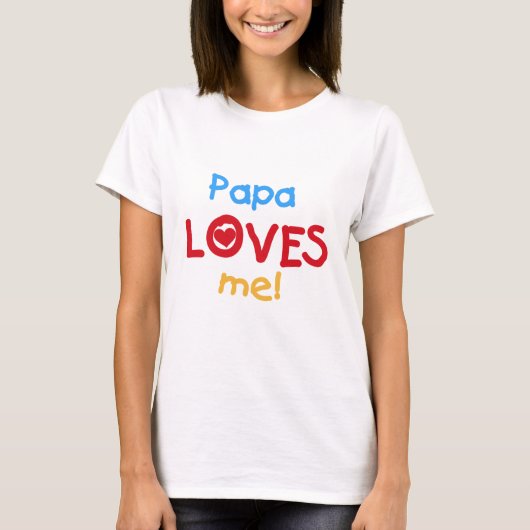 Papa Lieben T - Shirt und Geschenke (Vorderseite)