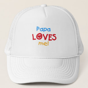 Papa Lieben T - Shirt und Geschenke Truckerkappe