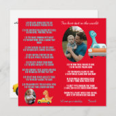 Papa-Liebling für Papa, der niedlich Dankeskarte (Vorne/Hinten)