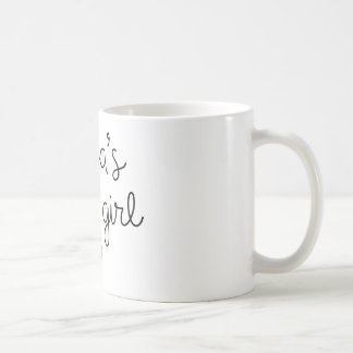 Papa Little Girl Family Bond Keepake Tasse