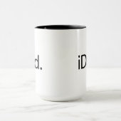 Papa. Logo (i Vater) Tasse (Zentrum)