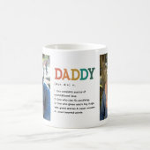 Papa Lustig Benutzerdefiniertes Substantiv Zitat F Kaffeetasse (Mittel)
