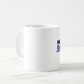 Papa-lustige Vatertag Kaffeetasse (Vorderseite Links)