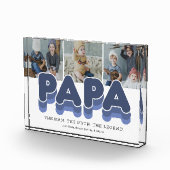 Papa Man Myth Legend Foto Block (Rechts)