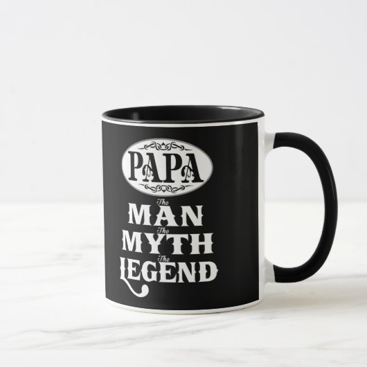 PAPA Mann-Mythos-Legende Tasse (Rechts)
