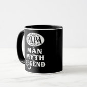 PAPA Mann-Mythos-Legende Tasse (Vorderseite Links)