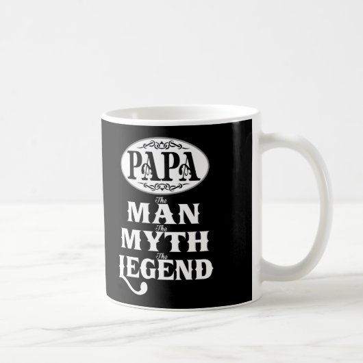 PAPA Mann-Mythos-Legende Tasse (Rechts)