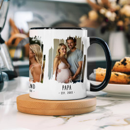 PAPA Meilensteine Fotos & Jahre Geschenkideen Tasse
