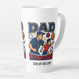 Papa mein erster Trainer Sport Vater-Tag Milchtasse