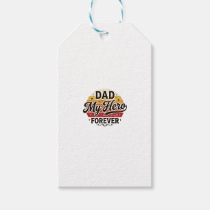 Papa mein Held für immer Retro Vintage Shirt Desig Geschenkanhänger