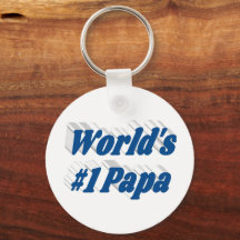 Papa mit blauem Text