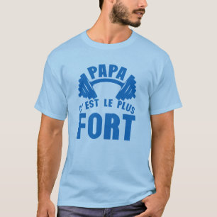 Papa mit stärkerem Halslogo T-Shirt