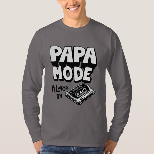 Papa-Modus des Vaters T-Shirt (Vorderseite)