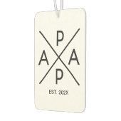 PAPA Monogramm-Design Autolufterfrischer (Links)