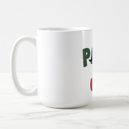 Papa mustache father day white  kaffeetasse (Links)