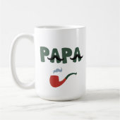 Papa mustache funny fathers day  kaffeetasse (Links)