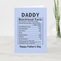 Papa Nährstoff Fakten Vatertagsgeschenke