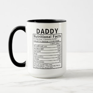 Papa Nährstoff Fakten Vatertagsgeschenke Tasse
