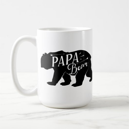 Papa-Neuheits-Bärn-lustiges Retro Kaffeetasse (Links)