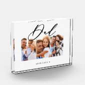 Papa niedliches, modernes Drehbuch-MultiFoto-Gesch Fotoblock (Links)