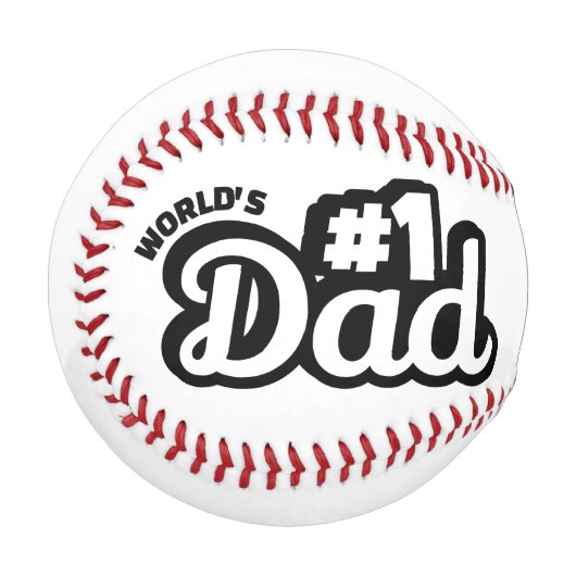 Papa Nr.1 Baseball (Vorderseite Links)
