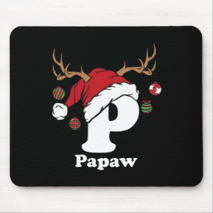 Papa of Family Christmas 2024 Matching Santa Elf Mousepad