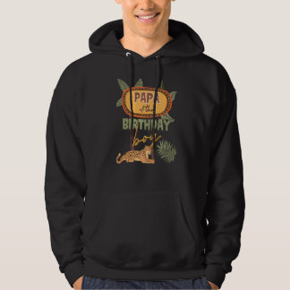 Papa of the Birthday Boy Safari Theme Matching Fam Hoodie