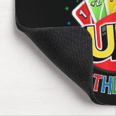 Papa of the Birthday Boy Uno Game B-day Family Par Mousepad (Ecke)