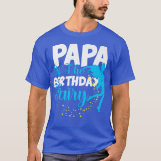 Papa of The Birthday Fairy Fantasy Birthday Squad T-Shirt