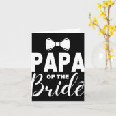 Papa of the Bride Wedding Party Familienkostüm Vat Karte (Gelbe Blume)