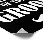 Papa of the Groom T Shirt Funny Wedding Bachelor P Poster (Ecke)