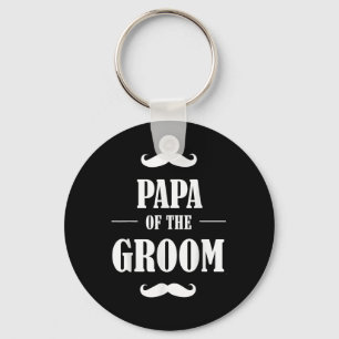 Papa of the Groom T Shirt Funny Wedding Bachelor P Schlüsselanhänger
