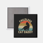 Papa ohne Kinder 2024 1 Magnet (Vorderseite/Rückseite)