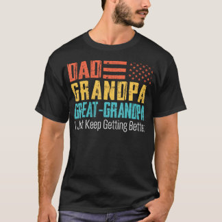 Papa Opa Ur-Opa Lustiger Vatertag T-Shirt