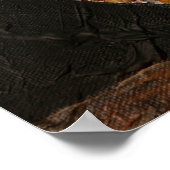 Papa Owl, Vogel Wise Feathers Poster (Ecke)