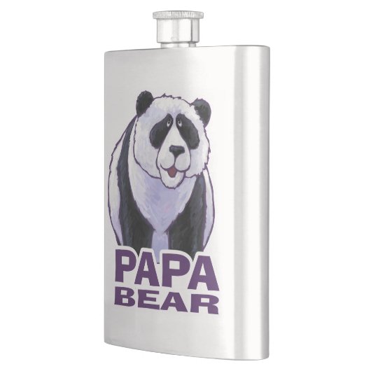 Papa Panda Bear Flachmann (Links)