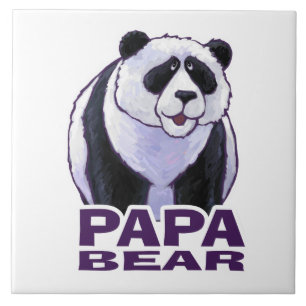 Papa Panda Bear Fliese