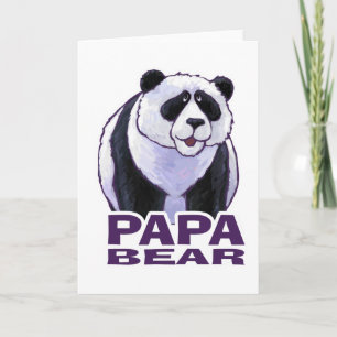 Papa Panda Bear Karte