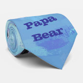 Papa Panda Bear Krawatte (Gerollt)