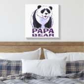 Papa Panda Bear Leinwanddruck (Insitu (Schlafzimmer))