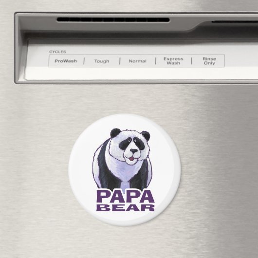Papa Panda Bear Magnet (In Situ (Geschirrspüler))